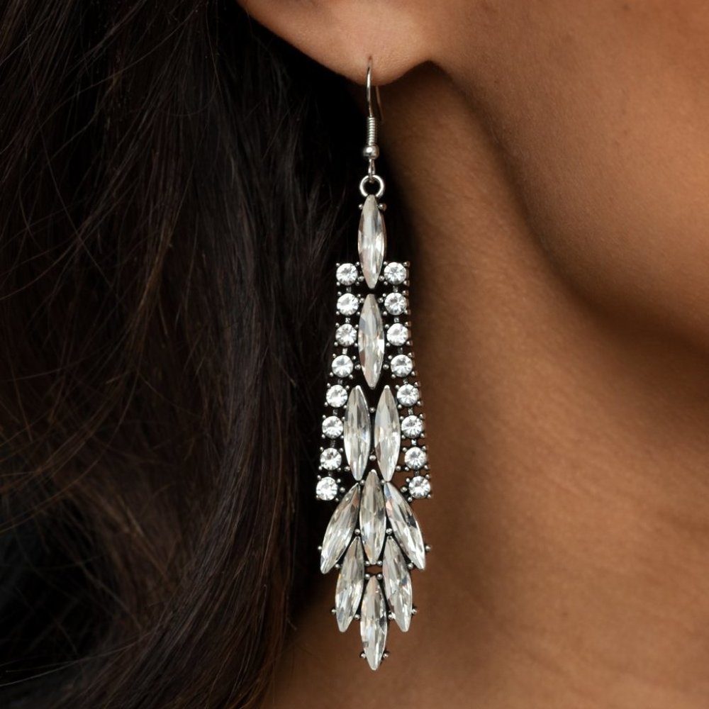 Crown Heiress Earrings |Bridal Bridesmaid